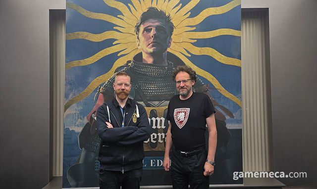 다시 한 번 국내 커뮤니티와 대면할 수 있는 기회가 오기를 기대해 본다 토비는 사운드 녹음 과정에서 있었던 일을 설명하며 '사실적임'에 집중하기 위한 워호스의 노력을 강조했다 (사진: 게임메카 촬영)