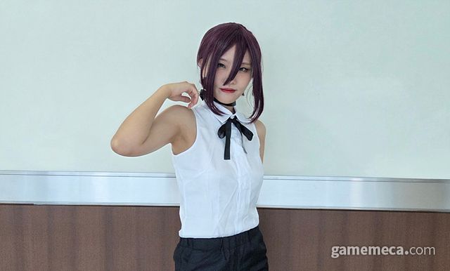 극장판에서 강렬한 인상을 남긴 '레제'는 특히 많이 보였다 (사진: 게임메카 촬영)