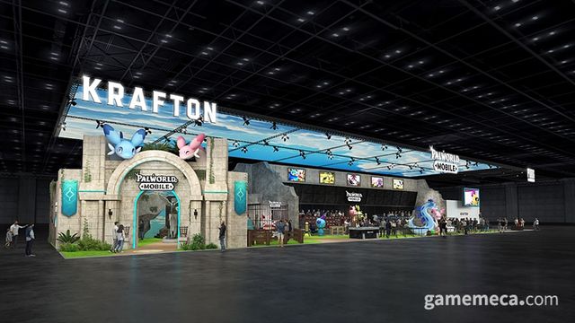 크래프톤 지스타 2025 부스 조감도 (자료제공: 크래프톤)