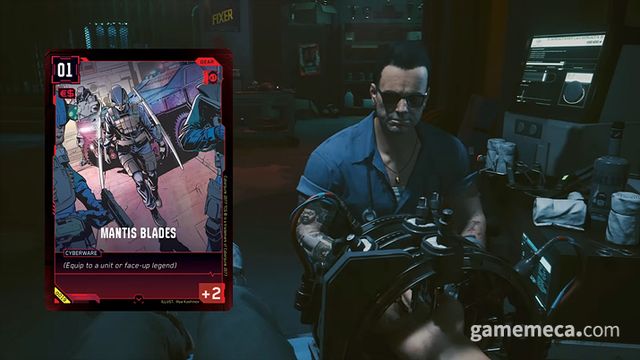 사이버펑크 TCG 등장 카드 (사진출처: 사이버펑크 TCG 공식 트레일러 갈무리)