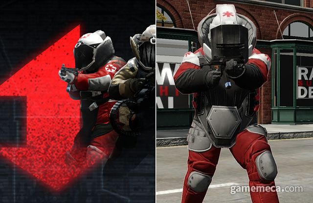 의대 근처도 안 가봤지만, 사람(경찰)은 참 잘 살려낸다 (사진출처: 페이데이 2 스팀 포럼)