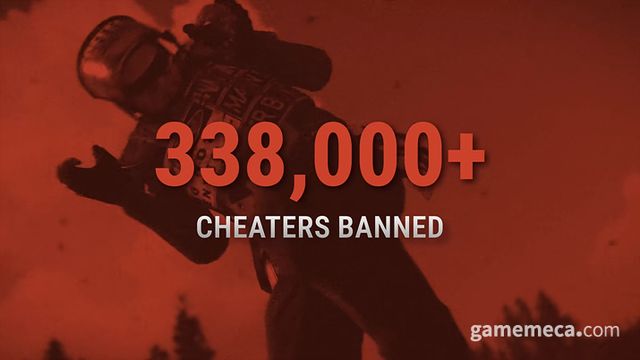 밴 유저 수는 33만 8,000명을 돌파했다 (사진출처: 러스트 12주년 리캡 영상 갈무리)