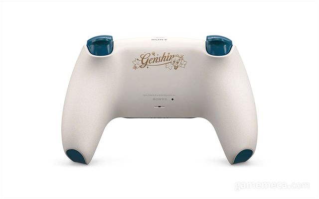 듀얼센스 무선 컨트롤러 원신 한정판 뒷면 이미지 (사진제공: 소니인터랙티브엔터테인먼트코리아)