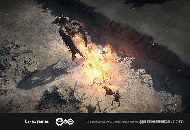 와이번, 곰 등 동물로 변신해 전투하는 드루이드 (사진제공: 카카오게임즈)