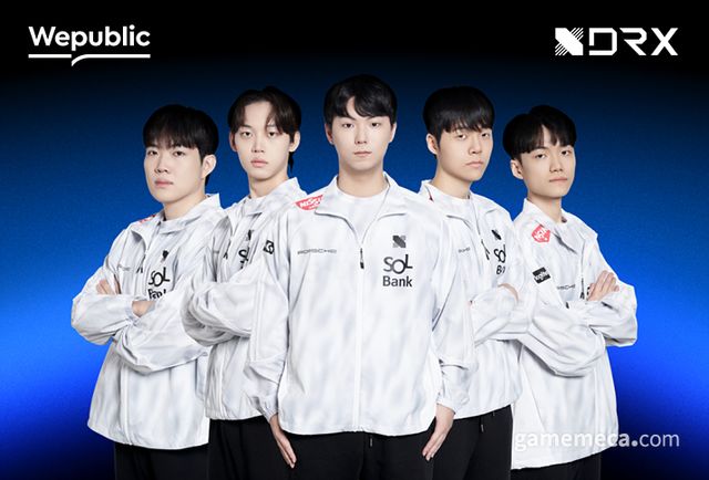 DRX 리그 오브 레전드 팀원 대표 이미지 (사진제공: 위메이드)
