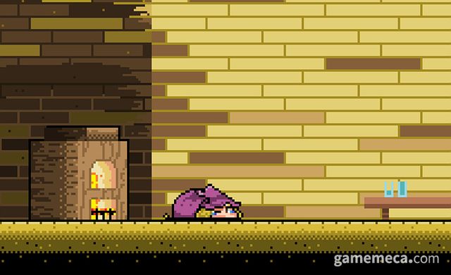 간혹 팔다리를 못 겨누고 풀썩 엎어지기도 한다 (사진: 게임메카 촬영)