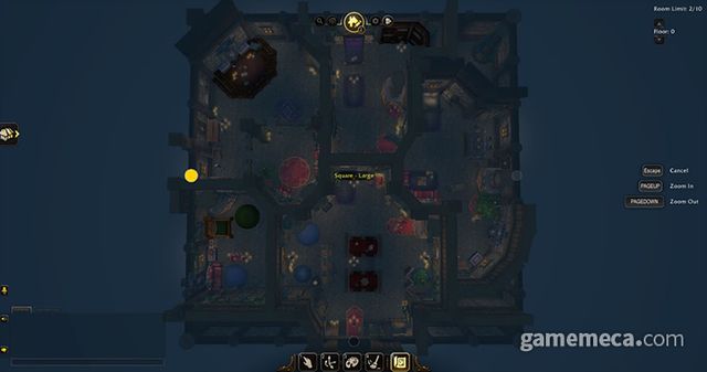 방 구조를 바꿀 수 있는 분리벽 (사진출처: 블리자드 공식 홈페이지)