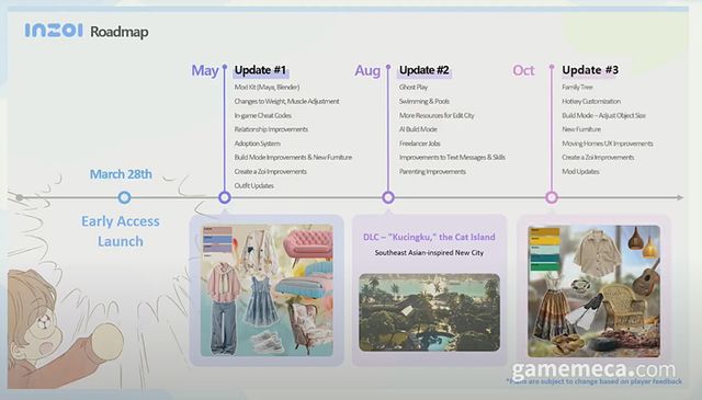 인조이, 2025년 개발 로드맵 (자료출처: 인조이 공식 유튜브 영상 갈무리)
