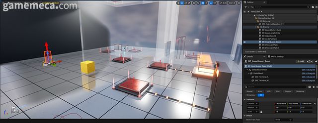 고성 요소 작동과 플레이 적합성을 테스트하는 맵 (사진제공: 트라이 원)