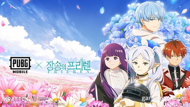 배틀그라운드 모바일, 장송의 프리렌 공식 컬래버레이션 (사진제공: 크래프톤)