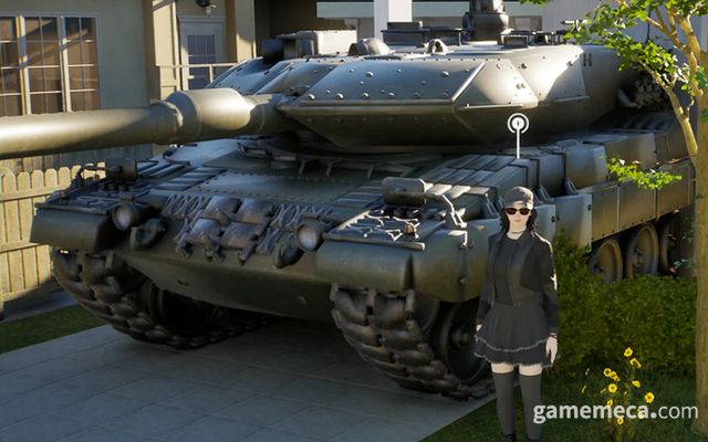 레오파르트 2 탱크, 탑승은 불가능 (사진출처: 넥서스 모드 페이지)