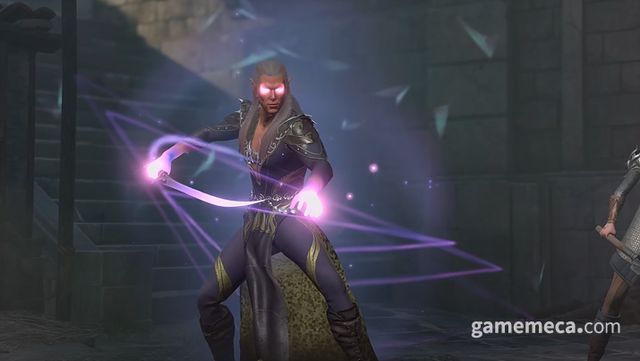 위저드 신규 서브 클래스 '칼날노래' (사진출처: 라리안 스튜디오 공식 유튜브 채널 영상 갈무리)