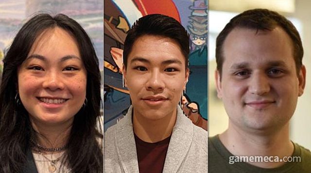 좌측부터 리그 오브 레전드 다니카 리 프로덕트 리드, 매튜 릉 해리슨 게임 디자이너, 