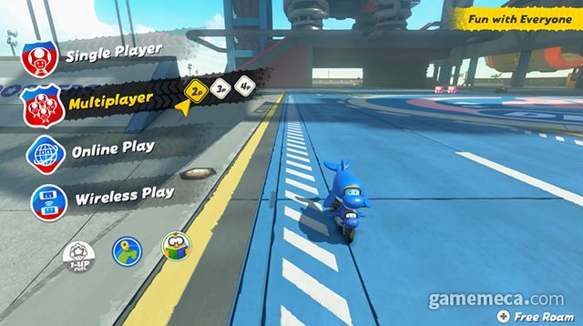 로컬 멀티 플레이와 온라인 대전 모두 지원한다 (사진출처: 한국닌텐도 공식 유튜브 채널 갈무리)