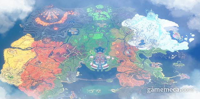 자유롭게 여행 가능한 월드 맵 (사진출처: 한국닌텐도 공식 유튜브 채널 갈무리)