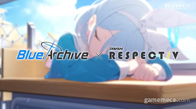 디제이맥스 리스펙트 V 블루 아카이브 DLC 대표 이미지 (사진출처: 디제이맥스 공식 유튜브 채널 갈무리)