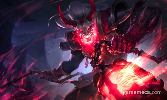 네덜란드에서 첫 헌혈자에게 준 핏빛달 쓰레쉬 스킨 (사진출처: 리그 오브 레전드 공식 홈페이지)