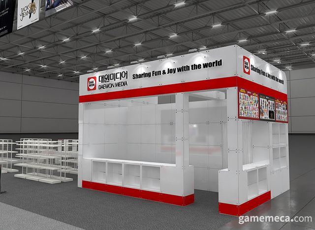 대원미디어 플레이엑스포 부스 그래픽 이미지 (자료제공: 대원미디어)