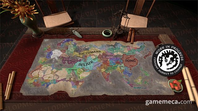 공식 SNS를 통해 공개된 크루세이더 킹즈 3 세계전도 (사진출처: 크루세이더 킹즈 3 공식 X)