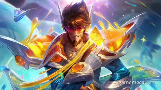 선거운동 명함을 나눠주는 듯한 트위스티드 페이트