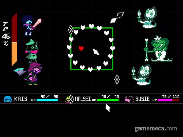 델타룬 스크린샷 (사진출처: 게임 스팀 페이지)