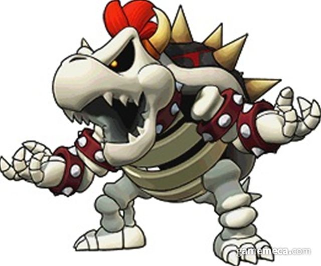 용암에 빠지고 해골이 되어도 죽지 않는 쿠파 (사진출처: mariowiki.com)