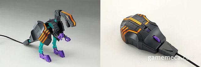 일본 장난감 회사 타카라토미의 변신 마우스처럼 간혹 터무니없는 쉘을 가진 마우스도 있다 (사진출처: 아미아미)