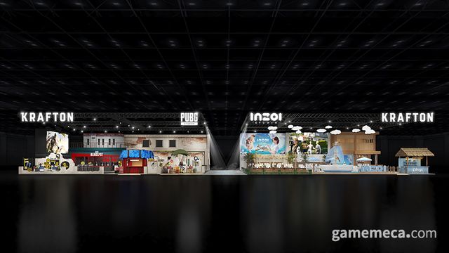 크래프톤 게임스컴 2025 부스 조감도 (사진제공: 크래프톤)