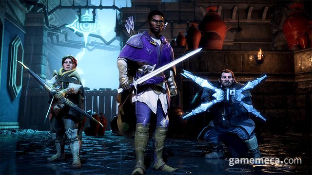 더 베일가드 주인공 '루크'와 동료들 (사진출처: 스팀 상점 페이지)