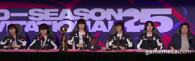 MSI 2025 우승팀 젠지 (사진: 게임메카 촬영)