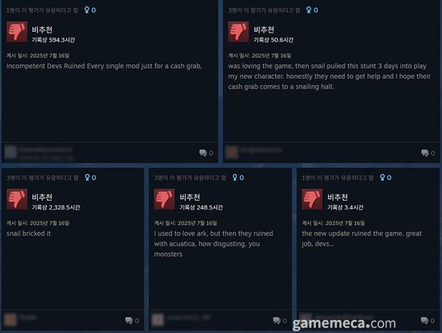 게임 본편에도 영향을 미쳐 비판이 늘어나고 있다 (사진출처: 게임 스팀 페이지)