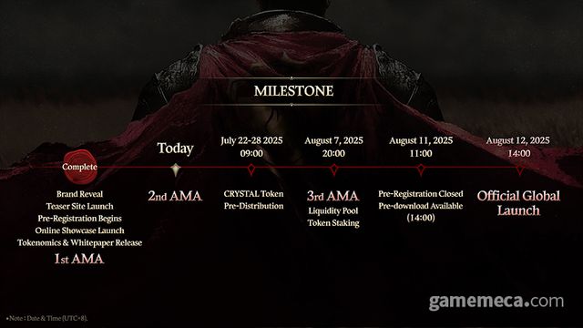 롬: 골든 에이지 주요 일정 (사진제공: 레드랩게임즈)