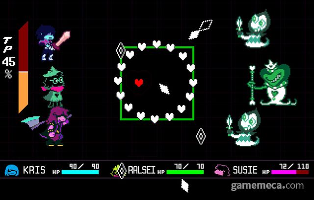 델타룬 스크린샷 (사진출처: 게임 스팀 페이지)