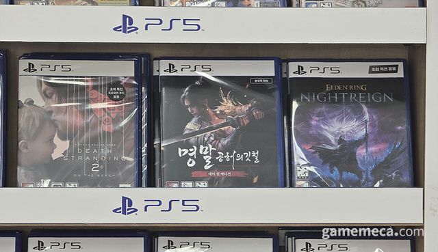 신작 타이틀에 대한 수요보다는 기존 인기작들, 특히 연내 출시 명작에 대한 관심이 높았다고 (사진: 게임메카 촬영)