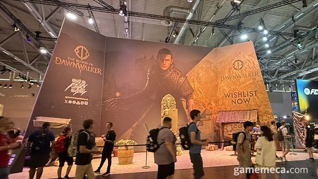 게임스컴 2025 현장에 마련된 블러드 오브 던워커 부스 (사진: 게임메카 촬영)