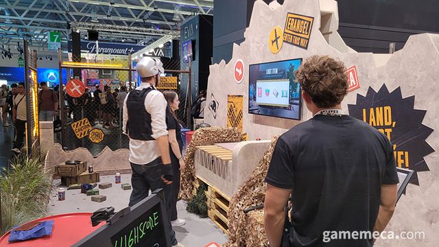 그 옆에 자리한 또다른 체험 이벤트 (사진: 게임메카 촬영)