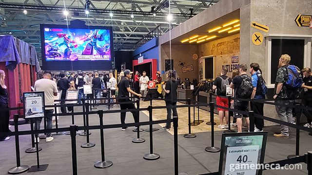 본격적으로 부스에 입장하면 (사진: 게임메카 촬영)