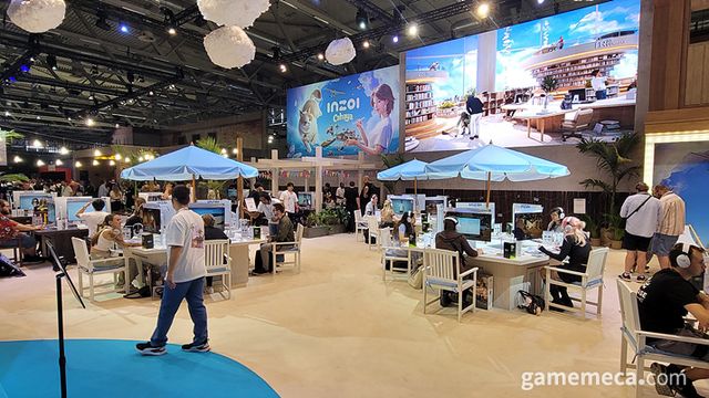 본격적으로 부스 내부로 들어가보자 (사진: 게임메카 촬영)