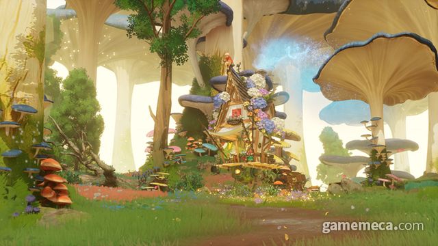 움직이는 집을 타고 다양한 곳으로 돌아다닌다 (사진제공: 넷마블)