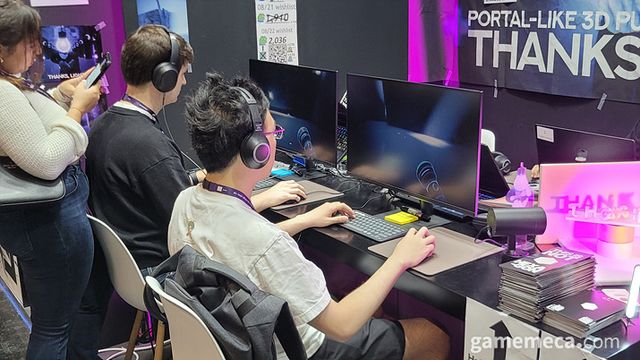 네오위즈를 비롯한 국산 인디게임도 만날 수 있다 (사진: 게임메카 촬영)