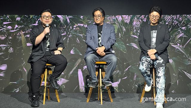 답변하는 사하라 폭스 헌트 디렉터 (사진: 게임메카 촬영)