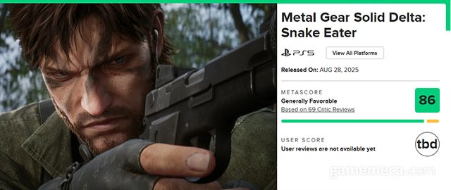 메기솔 델타 메타크리틱 평론가 평점 (자료출처: 메타크리틱 홈페이지)