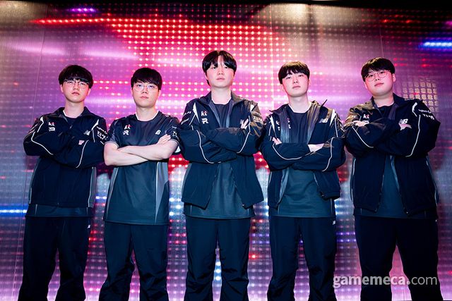 플레이오프 진출을 확정한 KT 롤스터 (사진제공: 라이엇게임즈)