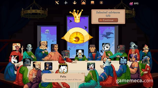 더 킹 이즈 워칭 스크린샷 (사진출처: 게임 스팀 페이지)