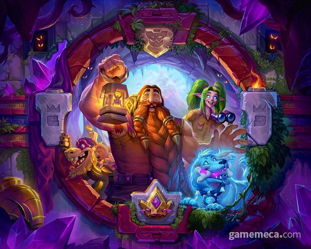 하스스톤 전장 시즌 11 '운고로의 메아리' 대표 이미지 (사진제공: 블리자드)