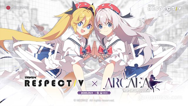 디제이맥스 리스펙트 V-아르케아 컬래버레이션 DLC 대표 이미지 (사진제공: 네오위즈)