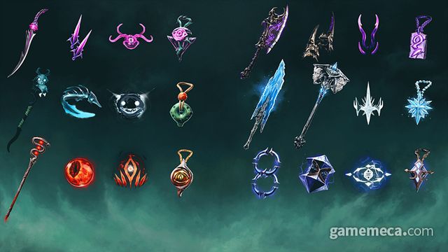 다양한 아이템으로 빌드를 