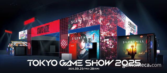 코나미 도쿄게임쇼 2025 부스 조감도 (자료출처: 코나미 공식 홈페이지)