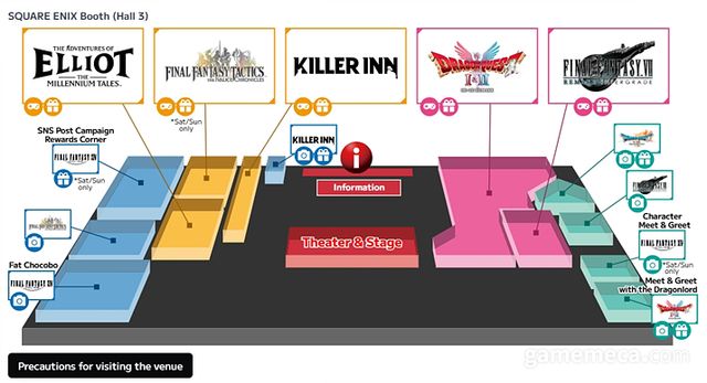 스퀘어에닉스 도쿄게임쇼 2025 부스 이미지 (자료출처: 스퀘어에닉스 공식 홈페이지)