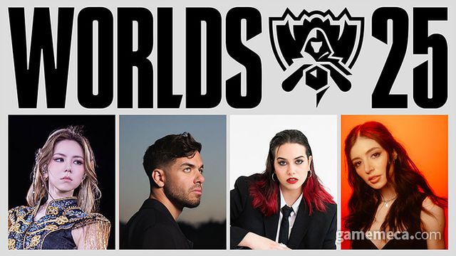 2025 LoL 월드 챔피언십 결승 오프닝에 등장할 아티스트 4인 (사진제공: 라이엇게임즈)